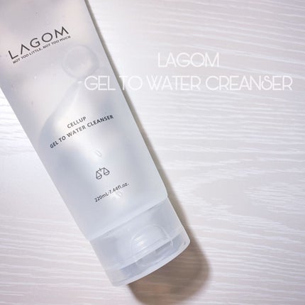 ラゴム ジェルトゥウォーター クレンザー(朝用洗顔)/LAGOM /その他洗顔料を使ったクチコミ(1枚目)