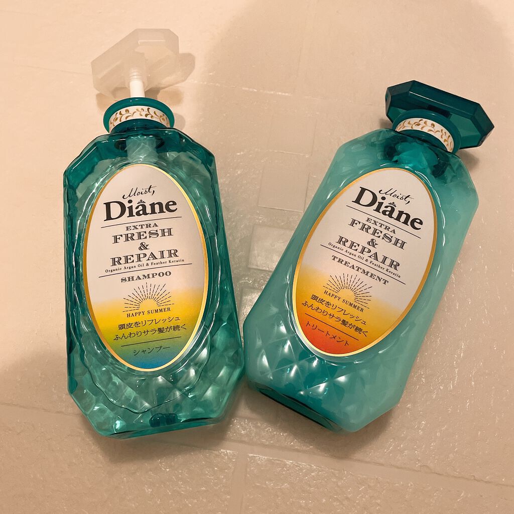 パーフェクトビューティ エクストラフレッシュ＆リペア シャンプー＆トリートメント/ダイアン/市販シャンプーを使ったクチコミ（1枚目）