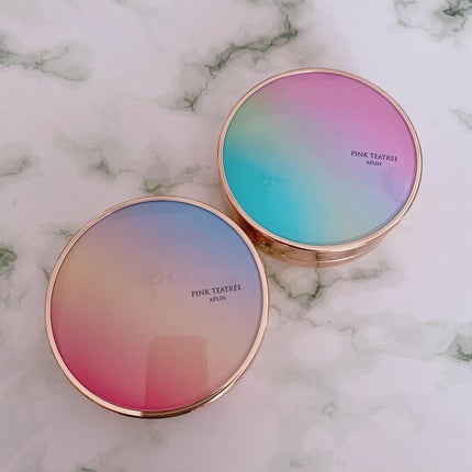 ピンクティーツリーカバーアップグロウクッション/APLIN/クッションファンデーションを使ったクチコミ(6枚目)