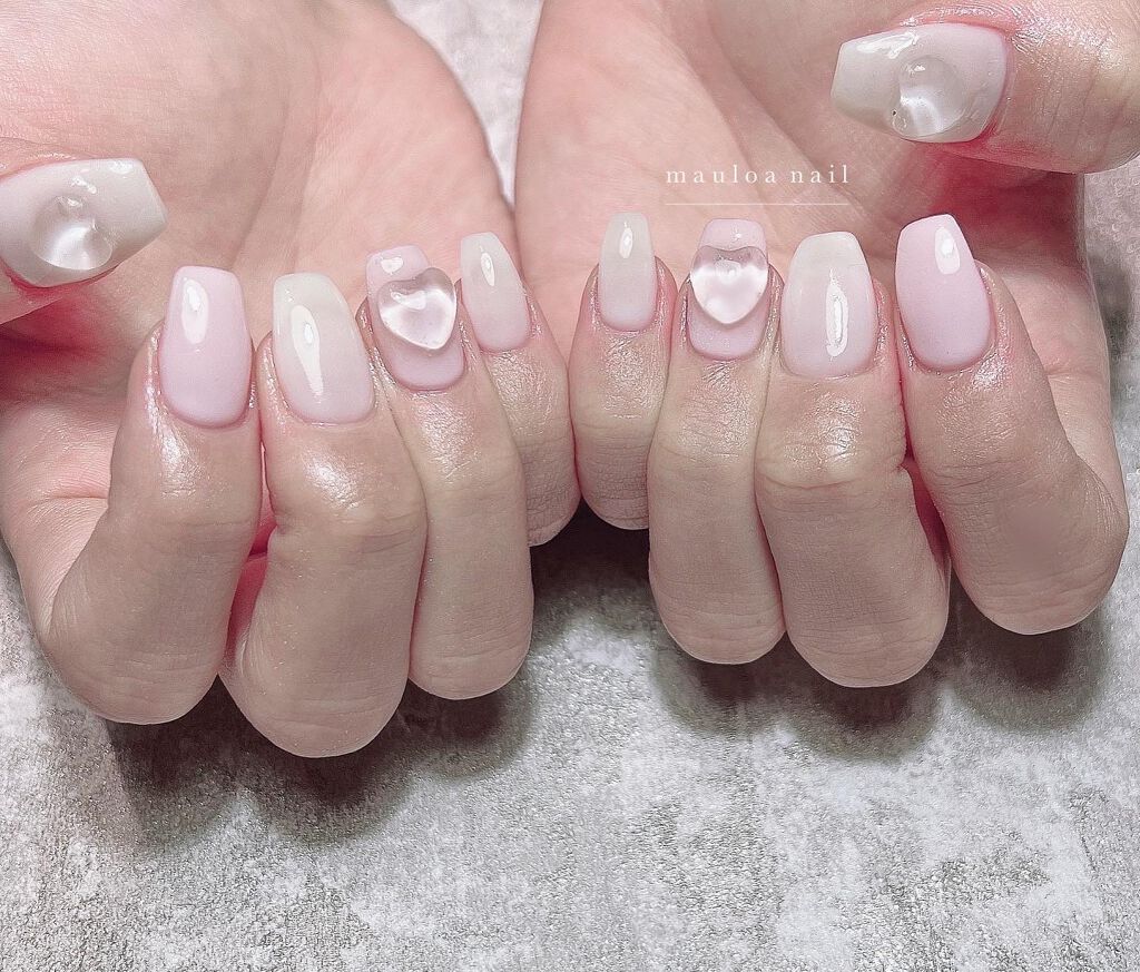 #フレンチネイル,#ネイル,#アートネイル,#春ネイル,#ミラーアートネイル,#白フレンチネイル,#フレンチネイル,#ピンクネイル,#ミラーネイル,#手書きアートネイル,#ハートネイル,#ミラーネイル,#シルバーアクセネイル,#春ネイル,#天王寺ネイルのネイルデザイン