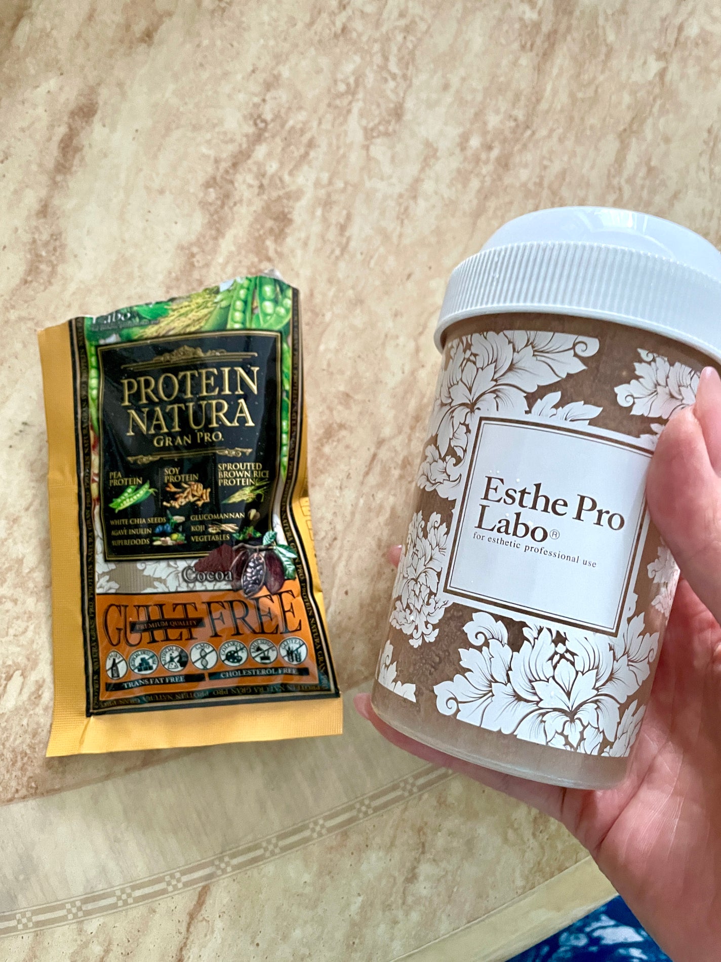 プロテインナチュラグランプロ ココア味/エステプロ・ラボ/その他プロテインを使ったクチコミ(4枚目)