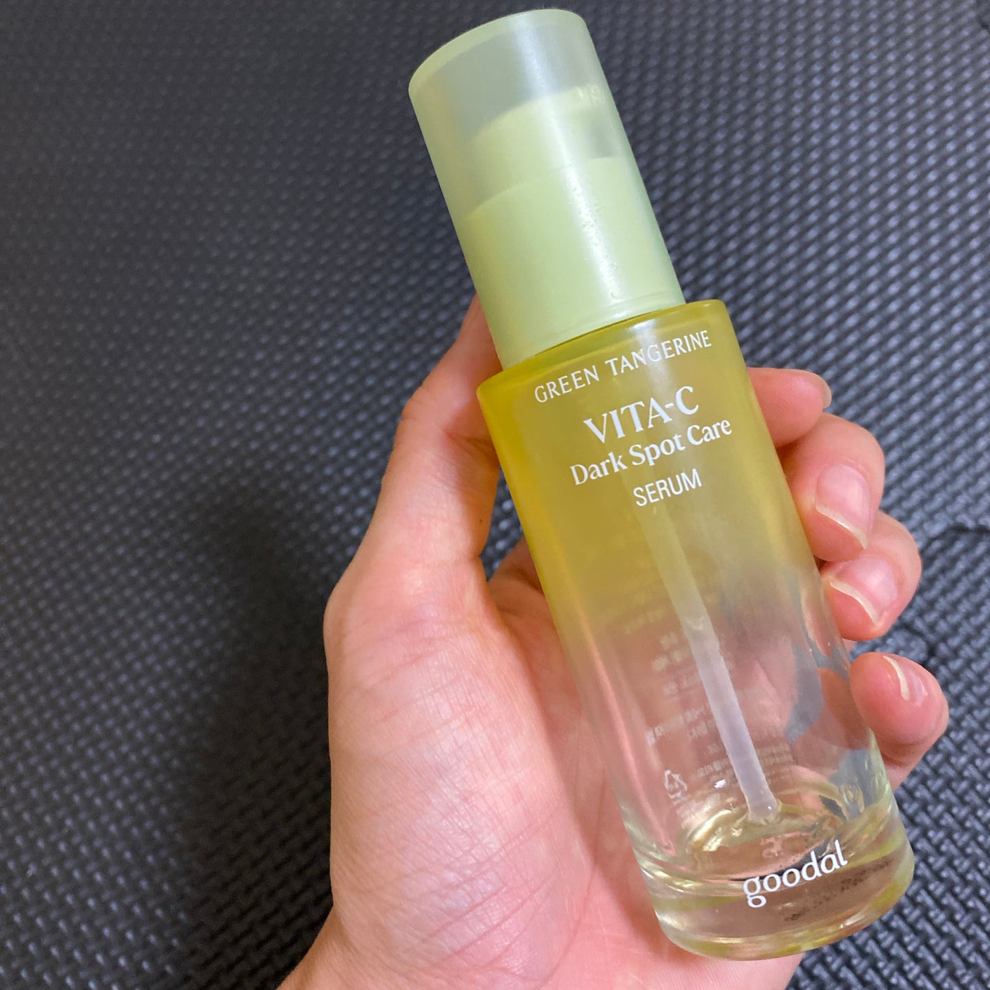 グリーンタンジェリン ビタC ダークスポットケアセラム/goodal/美容液を使ったクチコミ(1枚目)