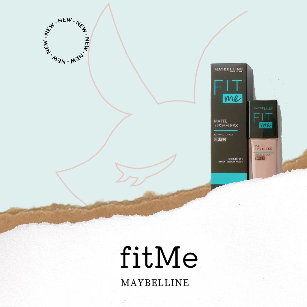 フィットミー リキッドファンデーション R/MAYBELLINE NEW YORK/リキッドファンデーションを使ったクチコミ(1枚目)