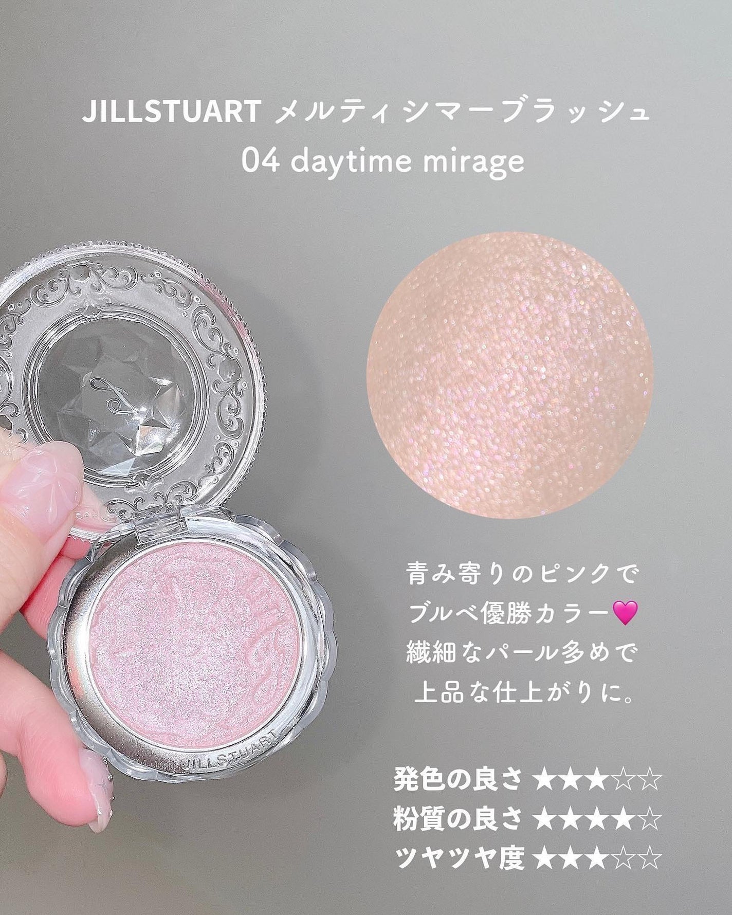 ヴェールライター/rom&nd/パウダーハイライトを使ったクチコミ(4枚目)