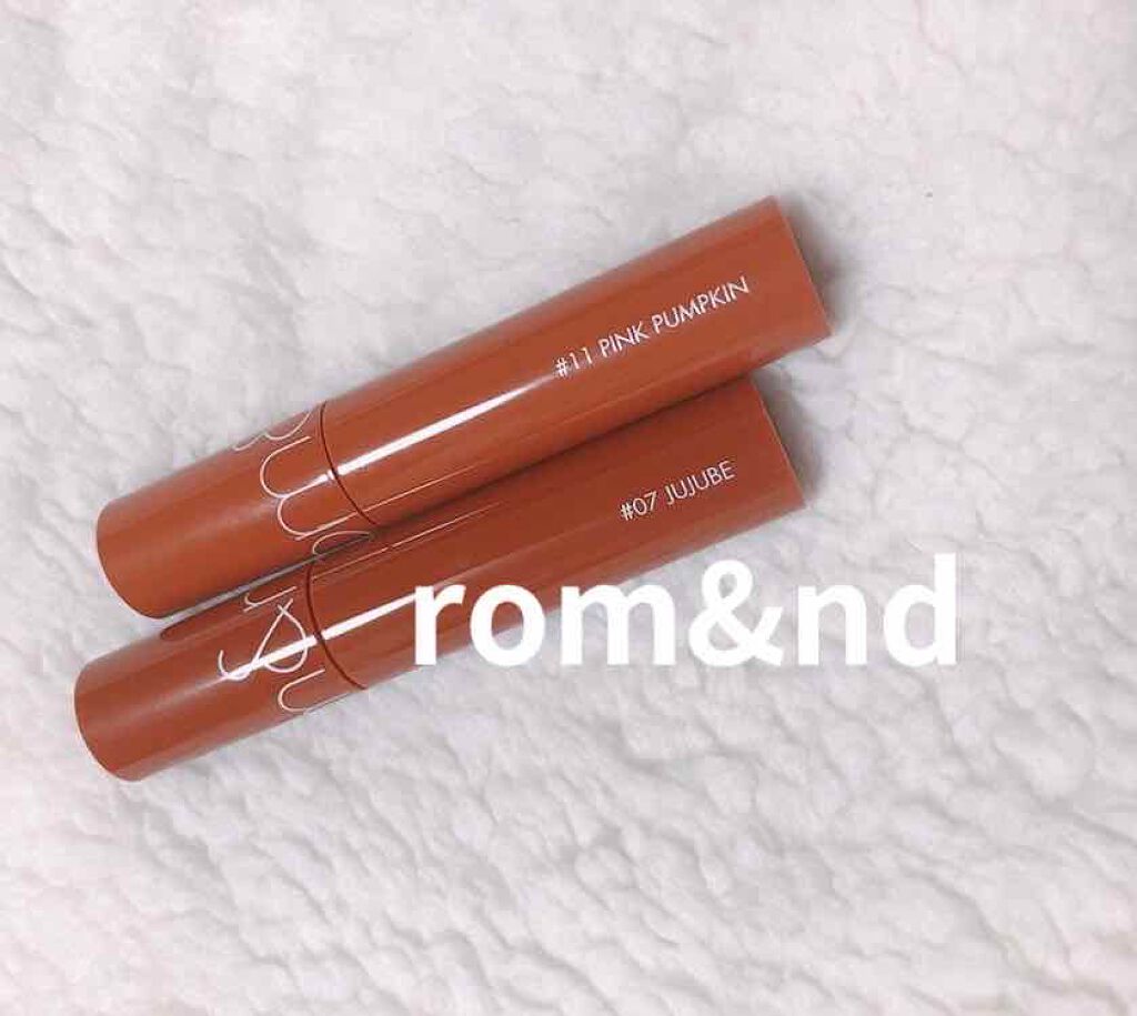 ジューシーラスティングティント/rom&nd/リップティントを使ったクチコミ（1枚目）