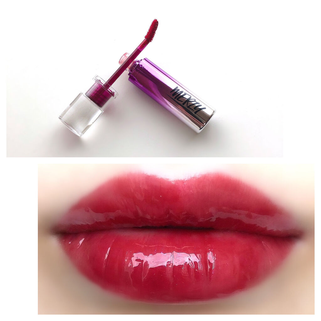 オーロラ デュイ ティント/MERZY/リップティントを使ったクチコミ（2枚目）