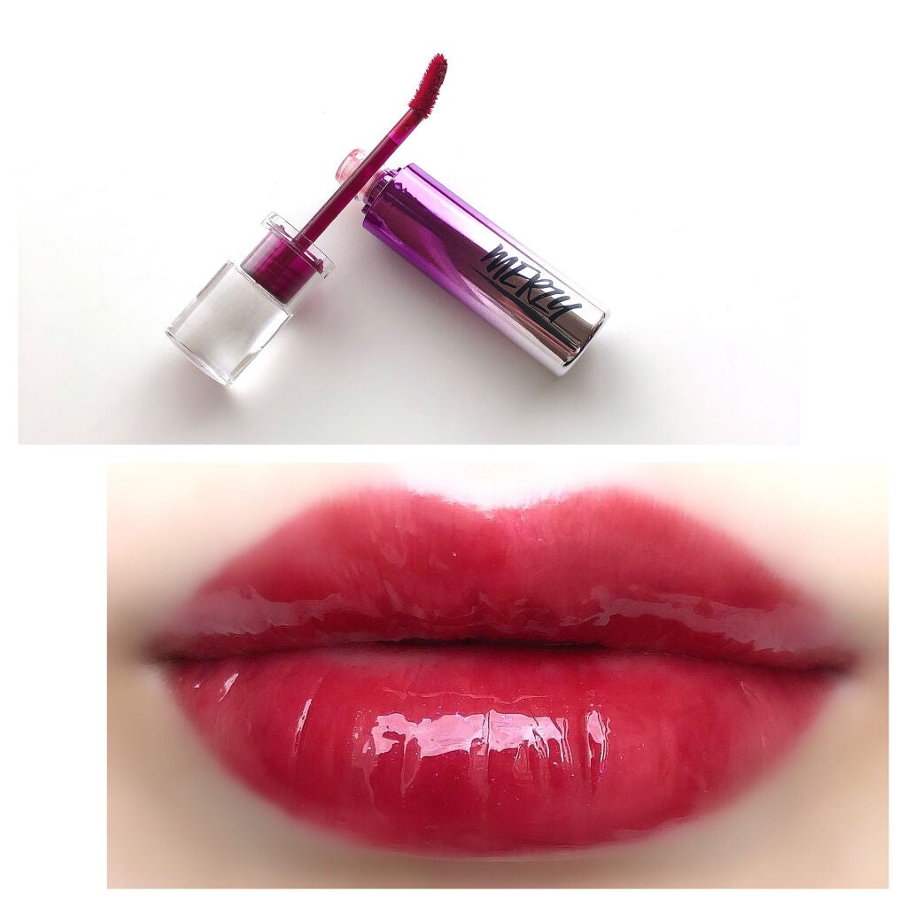 オーロラ デュイ ティント/MERZY/リップティントを使ったクチコミ(2枚目)