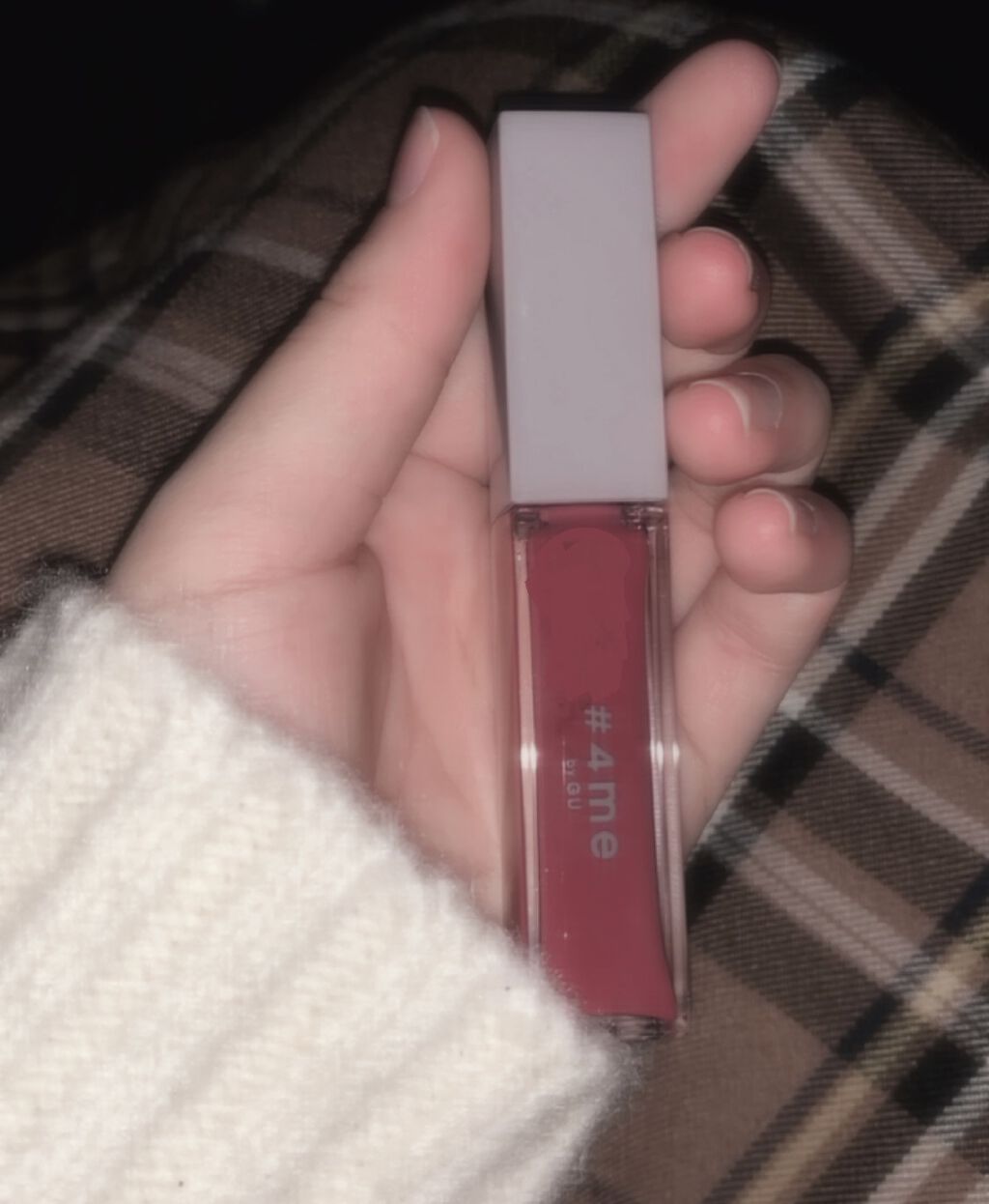リップグロス 13# L.RED/#4me by GU/リップグロスを使ったクチコミ（1枚目）