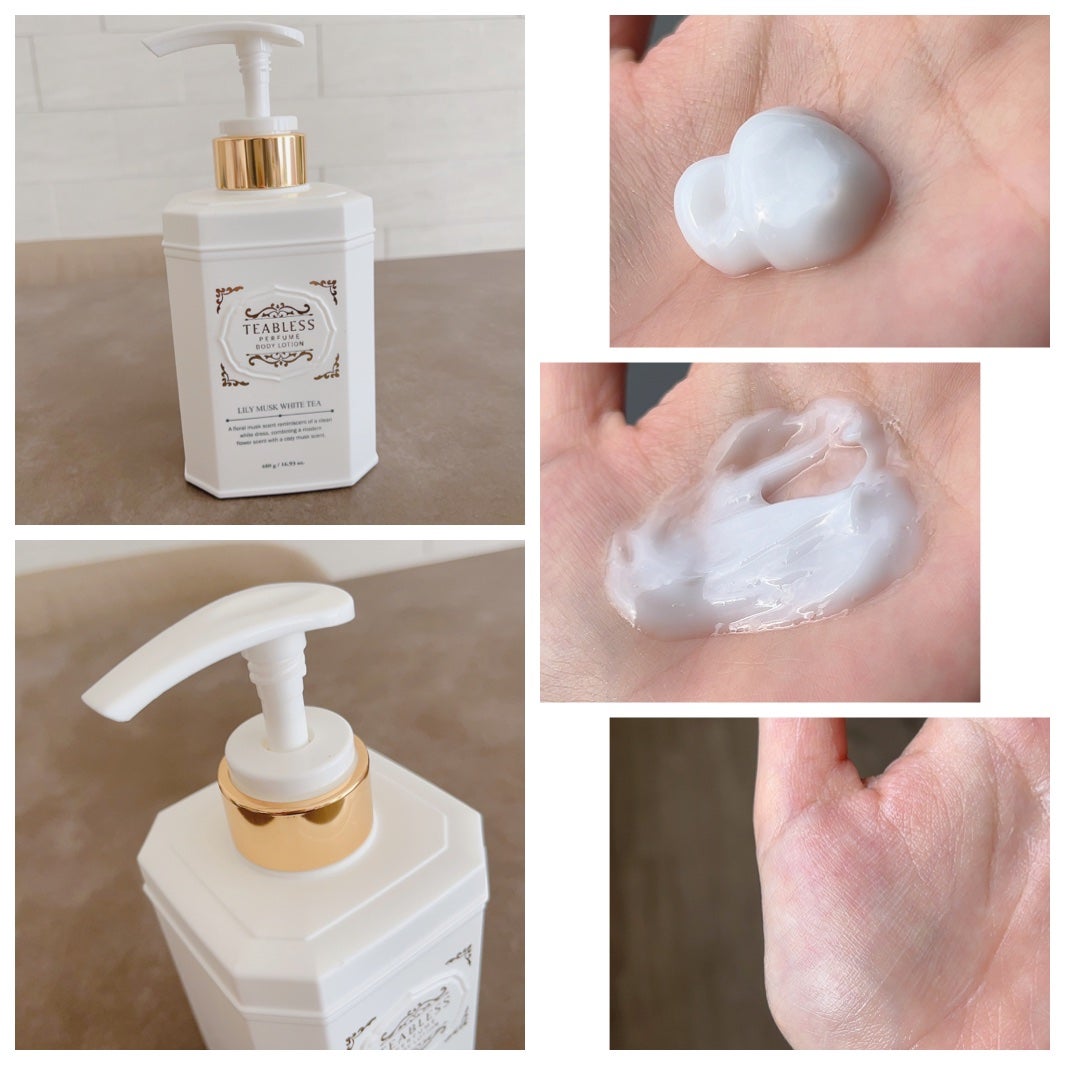 パフュームボディローション リリィムスクホワイトティー/TEABLESS/ボディローションを使ったクチコミ(2枚目)