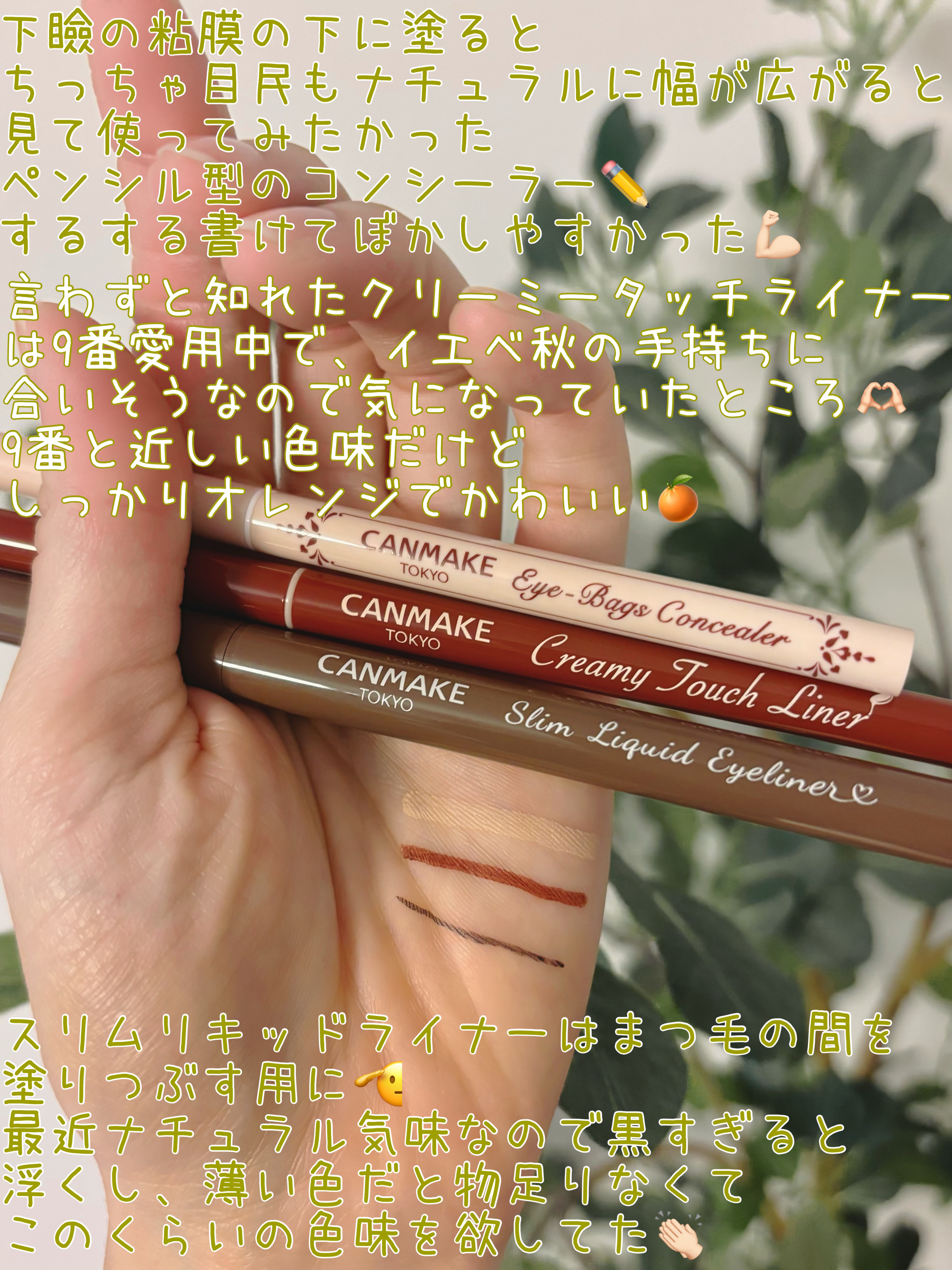 スリムリキッドアイライナー/キャンメイク/リキッドアイライナーを使ったクチコミ（2枚目）