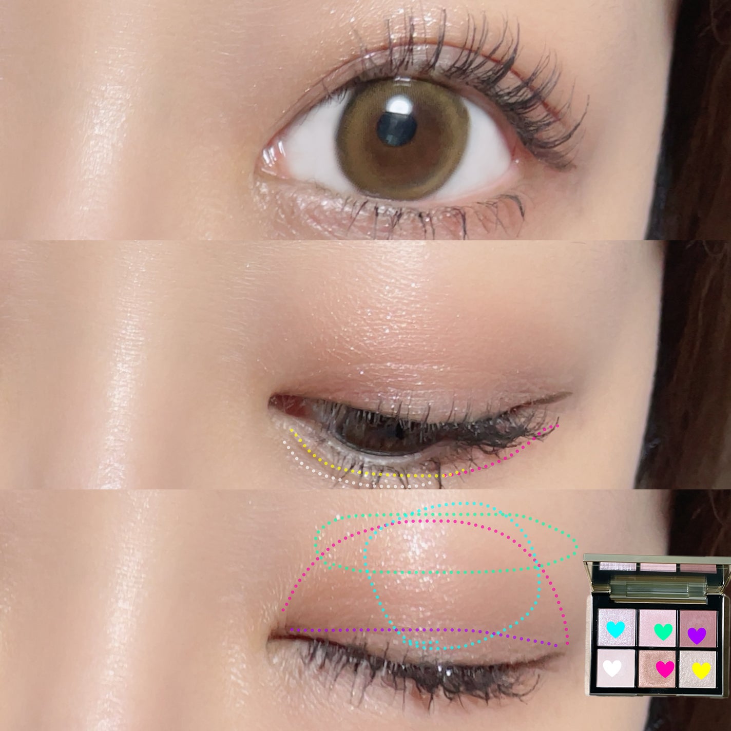 アイデザイナー/SNIDEL BEAUTY/アイシャドウパレットを使ったクチコミ(3枚目)