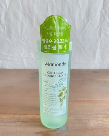 Mamonde CENTELLA TROUBLE TONERのクチコミ「              ❁⃘*.ﾟMamond ❁⃘*.ﾟ
～CENTELLA TROUB.....」（3枚目）