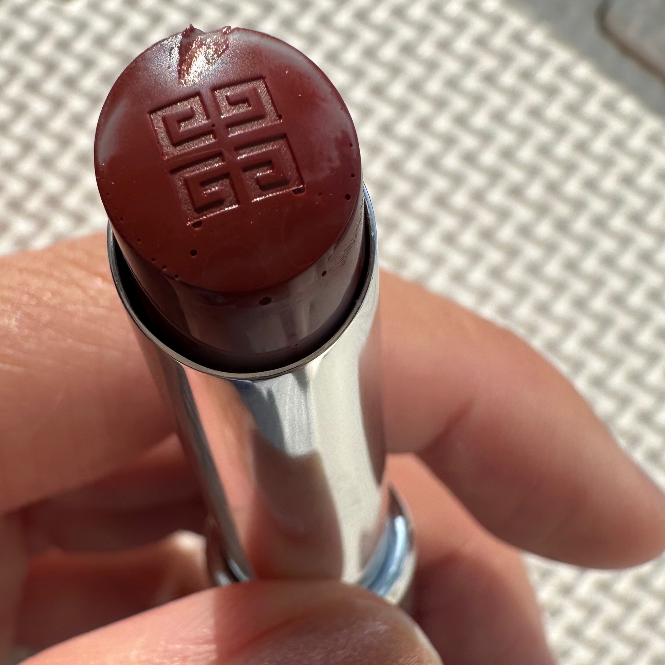 ローズ・パーフェクト No.501 スパイシー・ブラウン/GIVENCHY/リップバームを使ったクチコミ（3枚目）