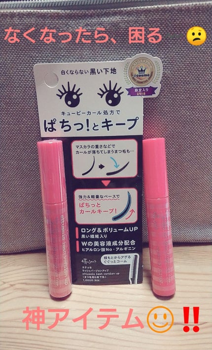 ラッシュバージョンアップ(リッチロング)/ettusais/マスカラ下地を使ったクチコミ(1枚目)