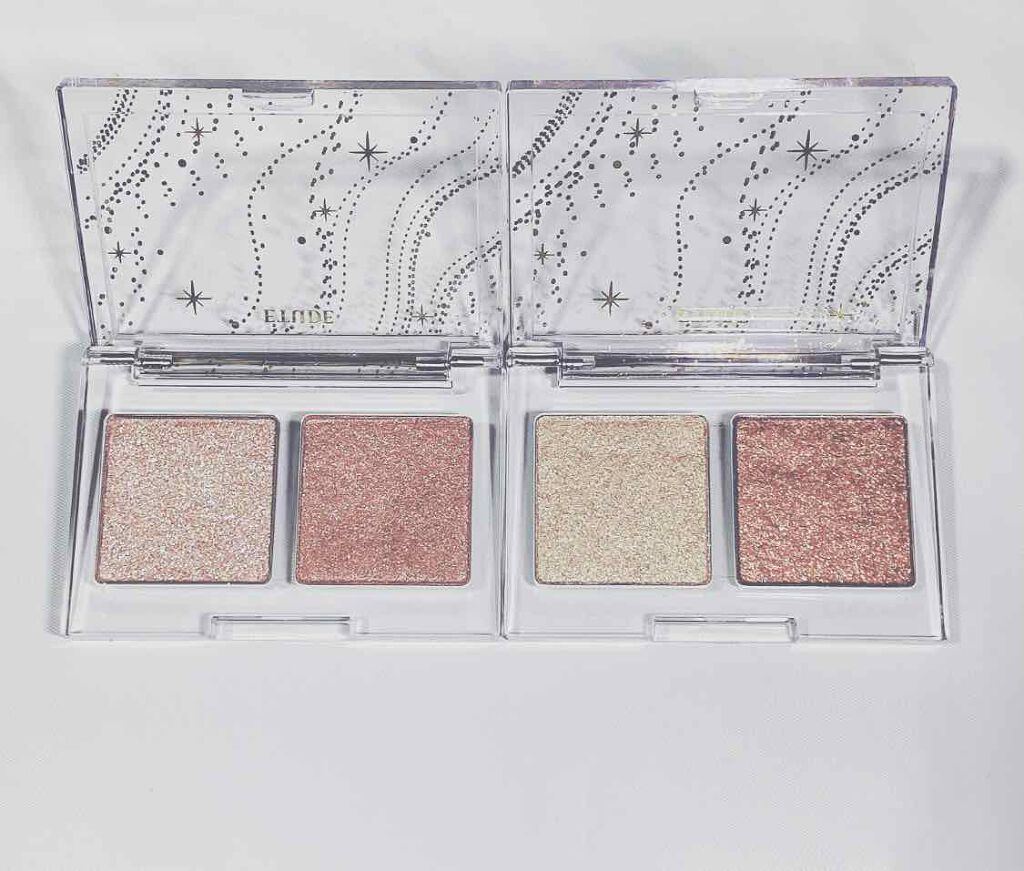 グリッタースノー エアームースアイズパレット/ETUDE/アイシャドウパレットを使ったクチコミ（3枚目）