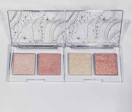 グリッタースノー エアームースアイズパレット/ETUDE/アイシャドウパレットを使ったクチコミ(3枚目)