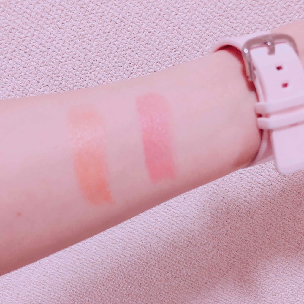 ラスティングフィニッシュ ティントリップ 002 ピーチピンク/リンメル ロンドン/リップティントを使ったクチコミ（2枚目）