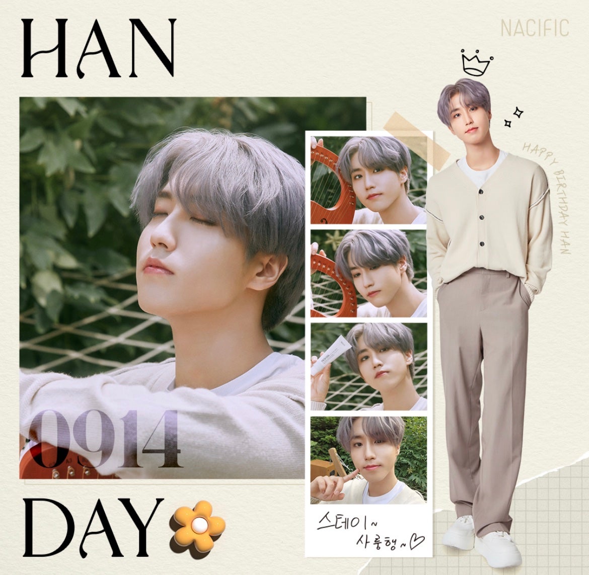 ランꪔ̤̮ on LIPS 「今日は私が推している「straykids」のハンの誕生日です。..」(3枚目)