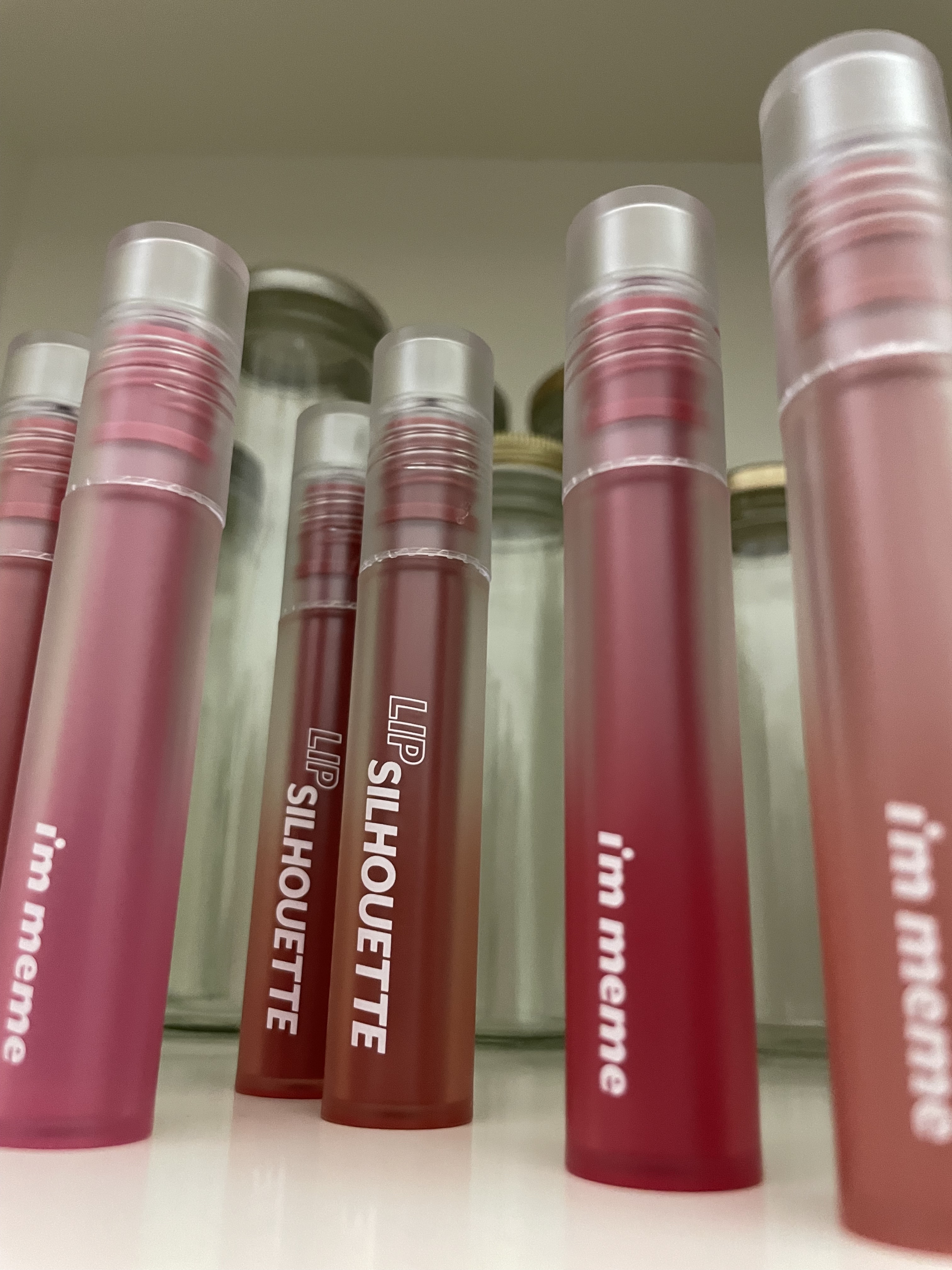 リップシルエットマットベルベットティント/i’m meme/リップティントを使ったクチコミ（3枚目）