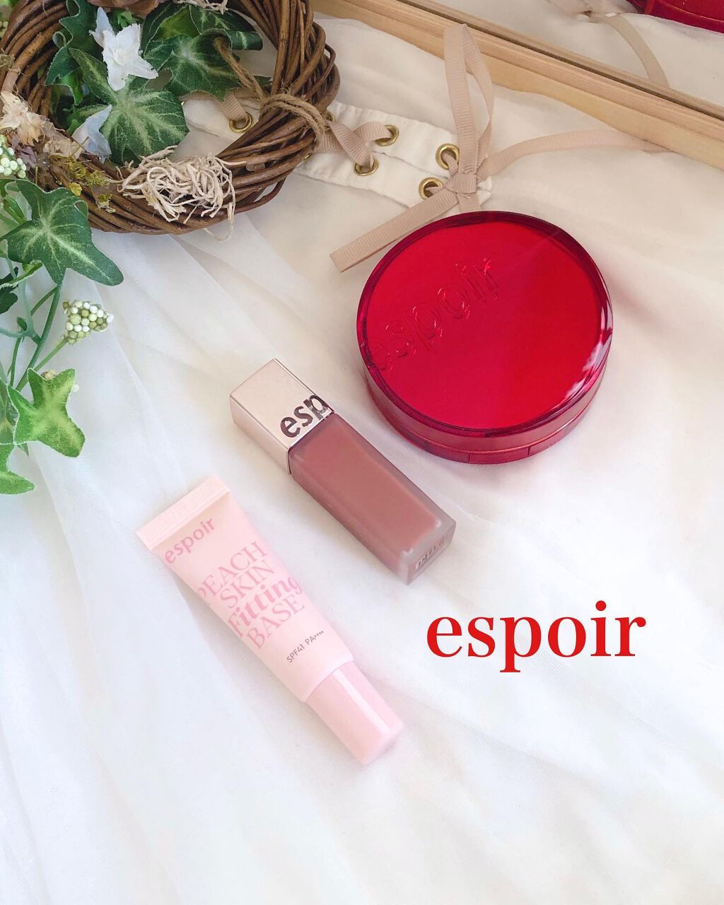 プロテーラービーベルベットカバークッション/espoir/クッションファンデーションを使ったクチコミ（1枚目）