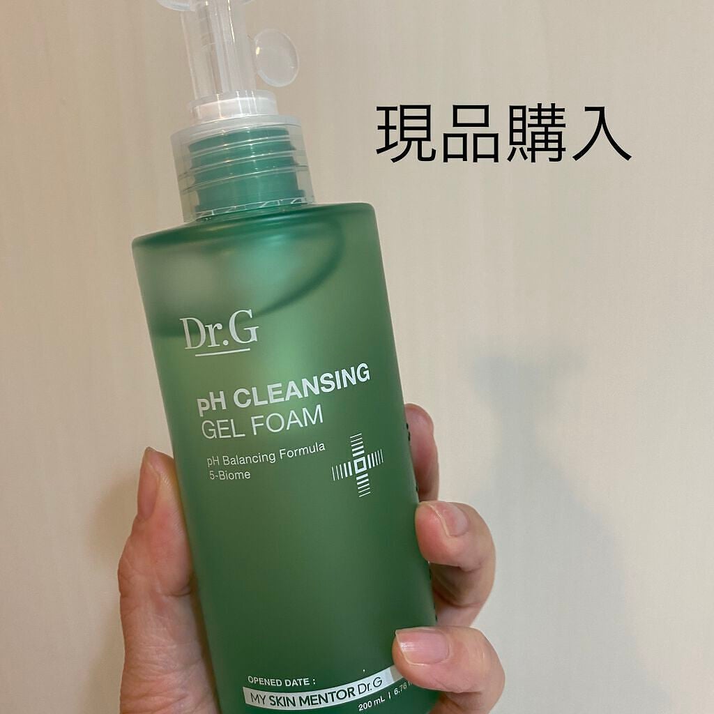 弱酸性クレンジングジェルフォーム/Dr.G/その他洗顔料を使ったクチコミ(3枚目)