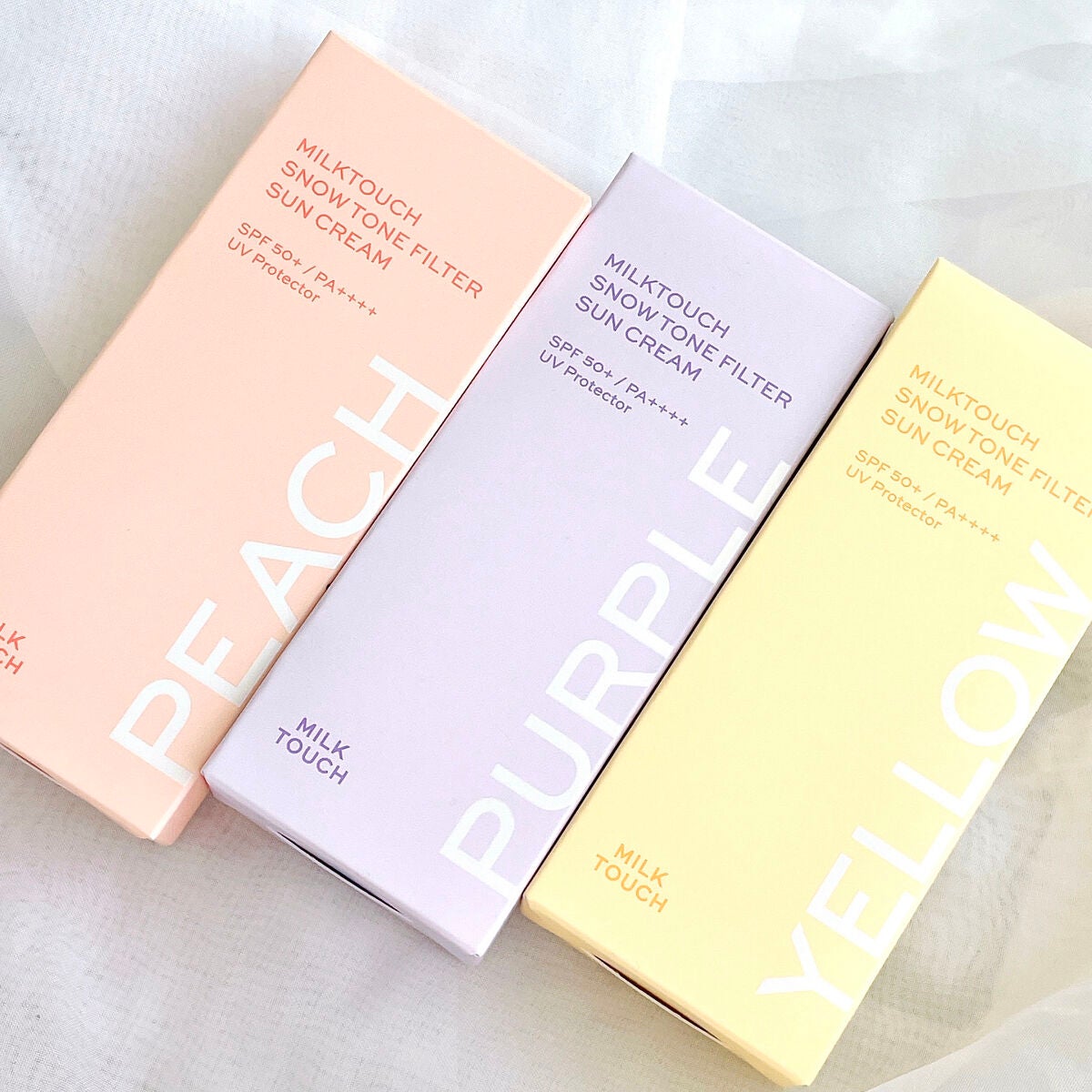 スノートーンフィルターサンクリーム/Milk Touch/日焼け止めクリームを使ったクチコミ(5枚目)