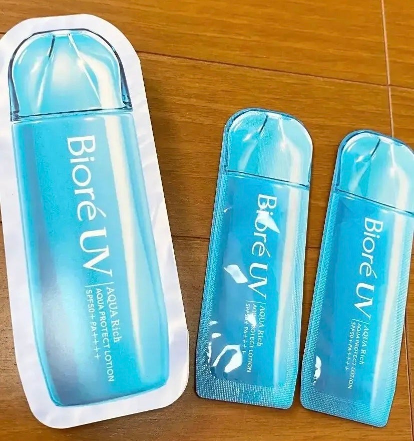 ビオレUV アクアリッチ アクアプロテクトローション(水層パック)/ビオレ/日焼け止めローションを使ったクチコミ(1枚目)