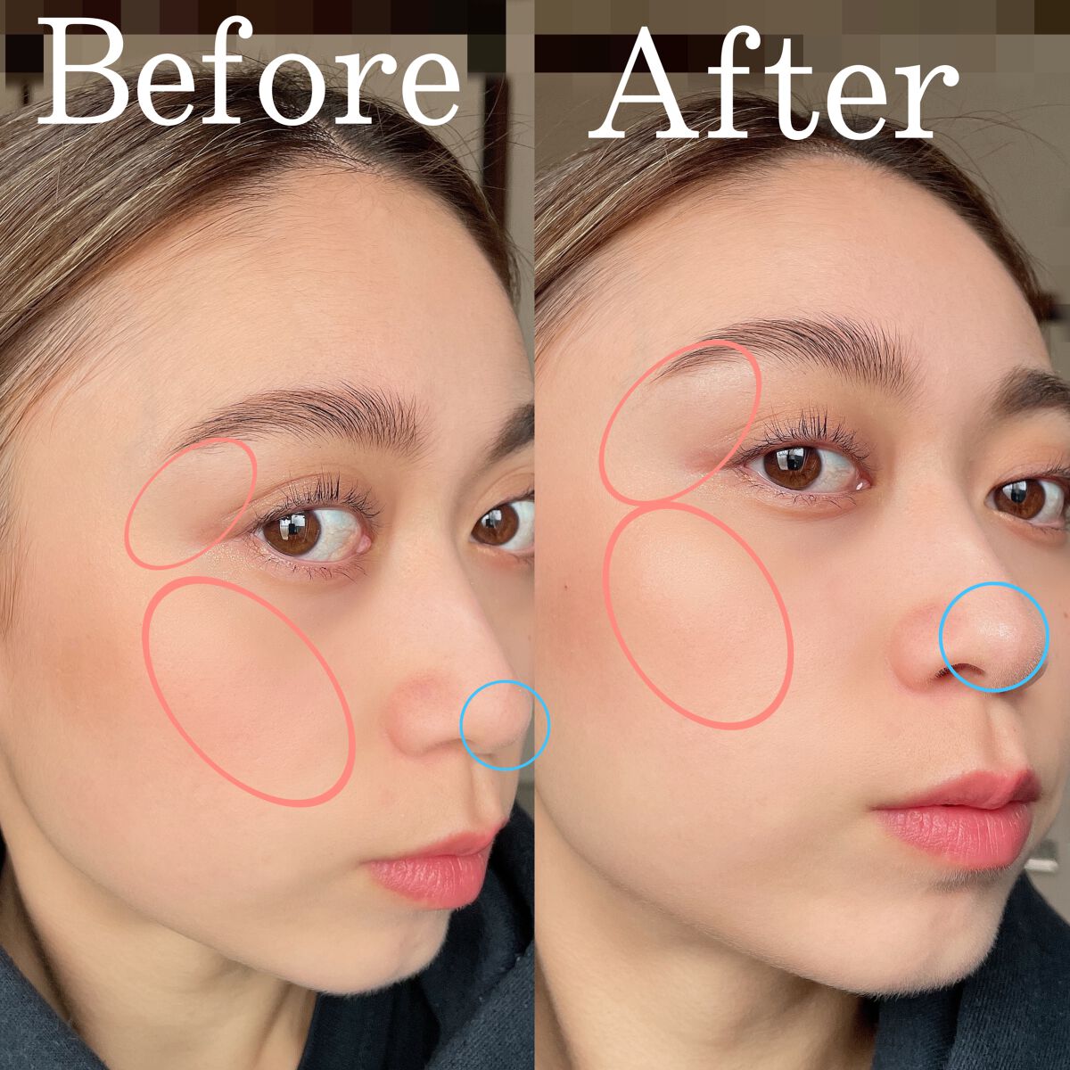 パールグロウハイライト/CEZANNE/パウダーハイライトを使ったクチコミ（3枚目）