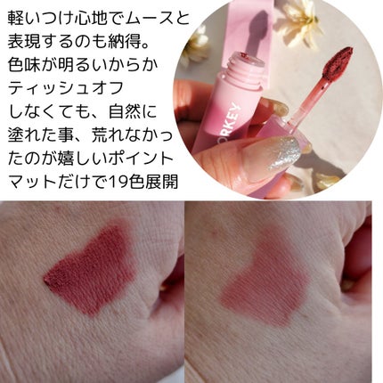 CKムースMリップ(通称:CKムース泥リップ)/COLORKEY/口紅を使ったクチコミ(2枚目)