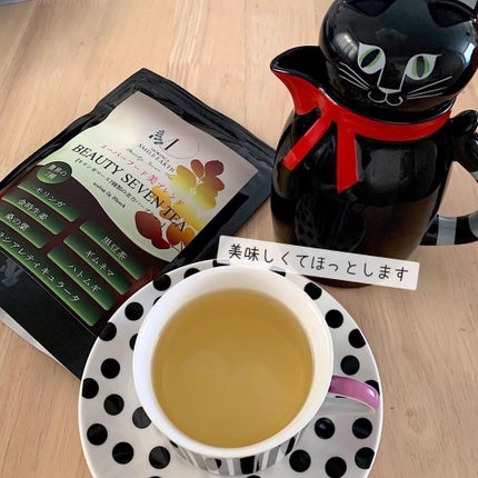 Beauty Seven Tea/モリンガスマイルアース/ドリンクを使ったクチコミ(4枚目)