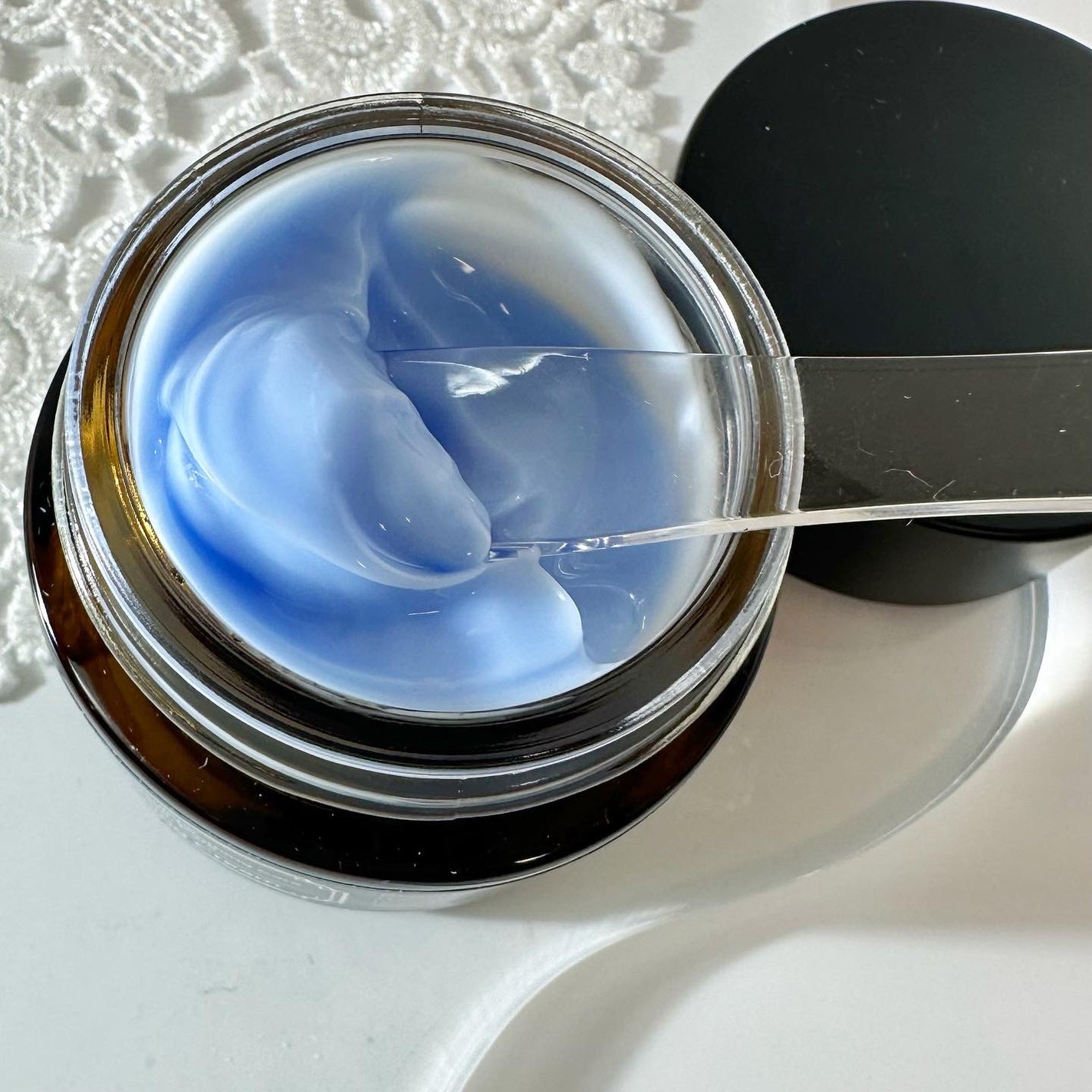 ミッドナイトブルーカーミングクリーム/Klairs/フェイスクリームを使ったクチコミ(2枚目)