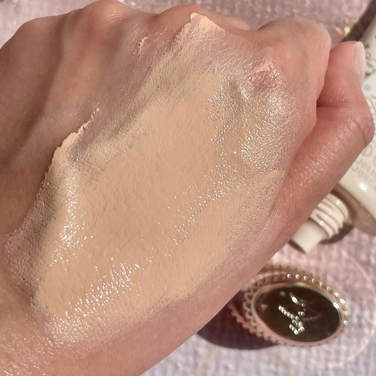 ミルキーラッピングファンデ/MAJOLICA MAJORCA/リキッドファンデーションを使ったクチコミ(4枚目)