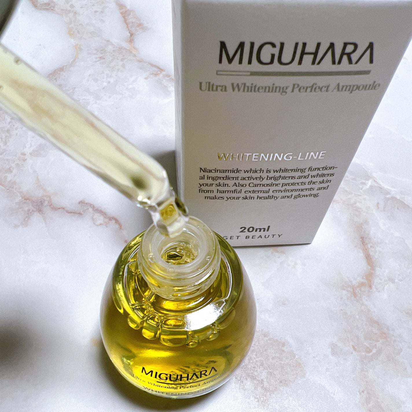 Ultra Whitening Perfect Ampoule/MIGUHARA/美容液を使ったクチコミ(2枚目)