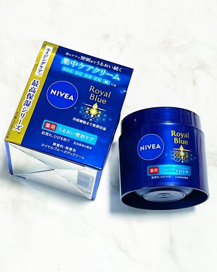 ニベア ロイヤルブルーボディクリーム うるおい密封ケア/ニベア/ボディクリームを使ったクチコミ(1枚目)