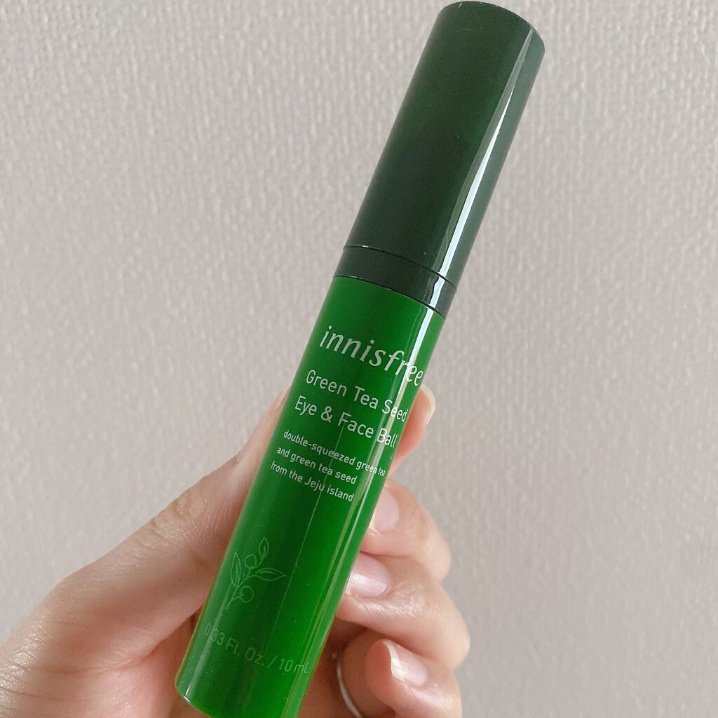 グリーンティーシード アイ＆フェイスボール/innisfree/美容液を使ったクチコミ（1枚目）