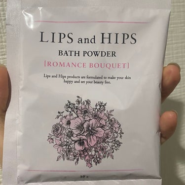 LIPS and HIPS BATH POWDER ロマンスブーケ/LIPS and HIPS/入浴剤を使ったクチコミ（1枚目）