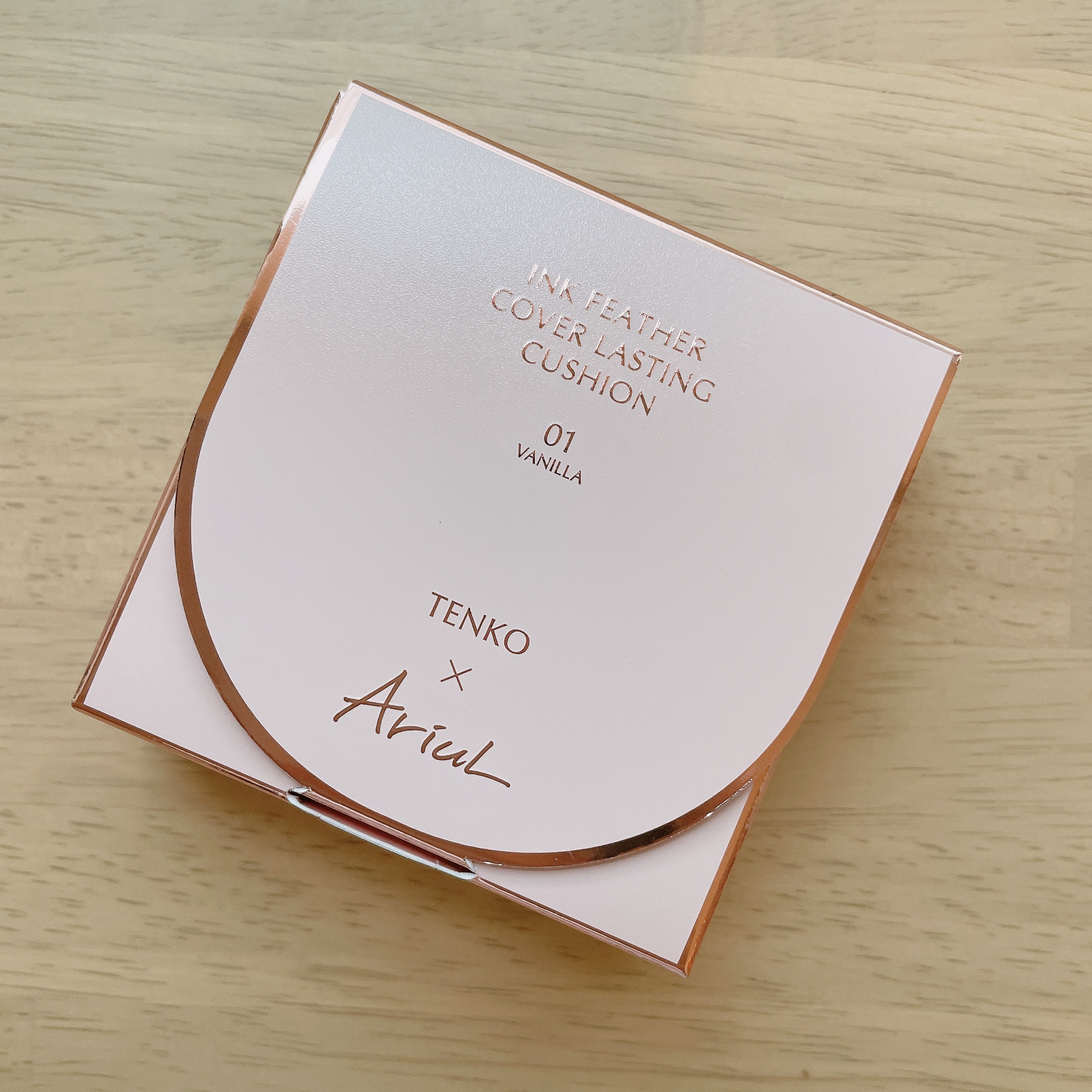 アリウル インクフェザーカバーラスティングクッション/Ariul/クッションファンデーションを使ったクチコミ（2枚目）