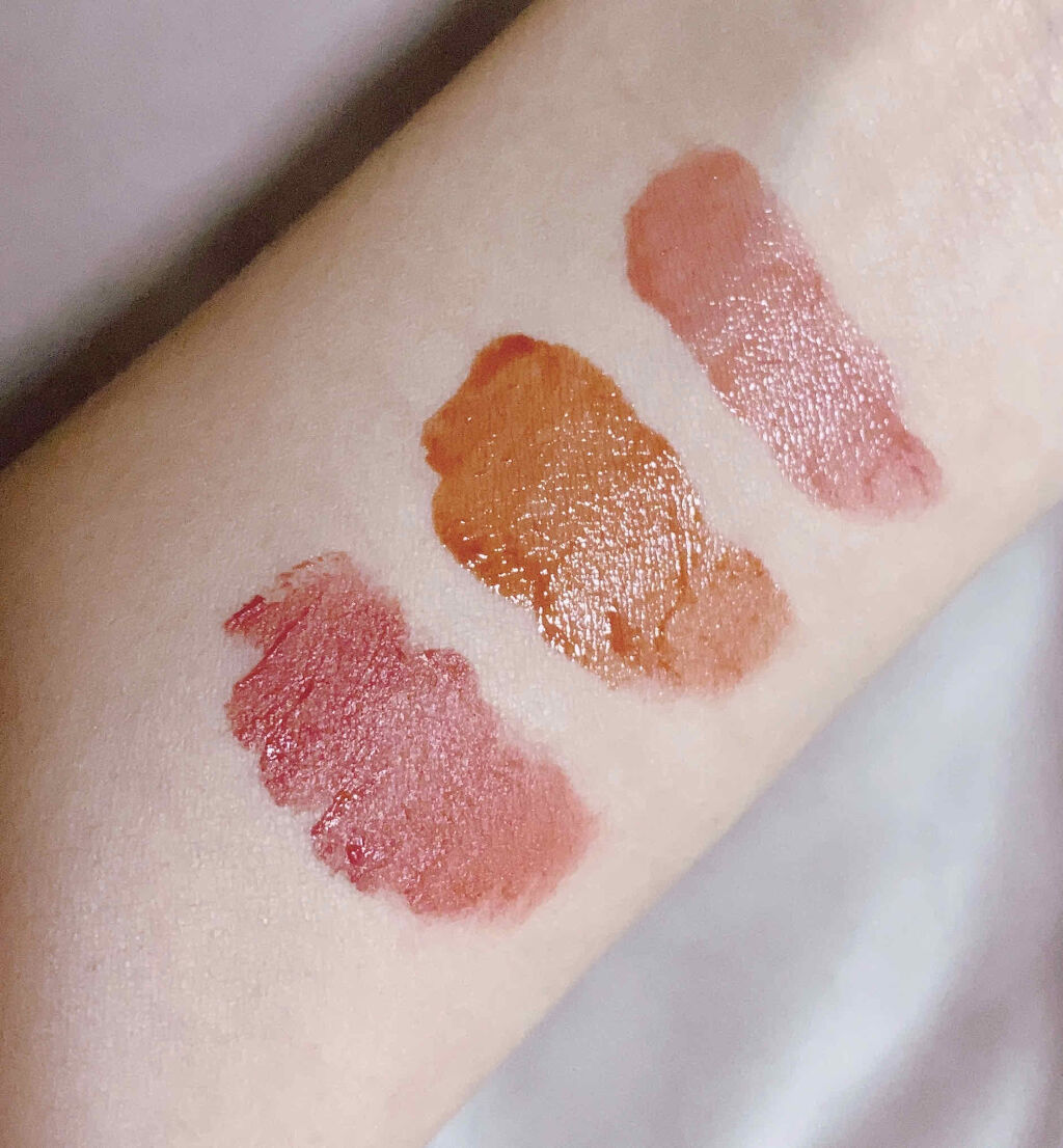 ジューシーラスティングティント/rom&nd/リップティントを使ったクチコミ（2枚目）