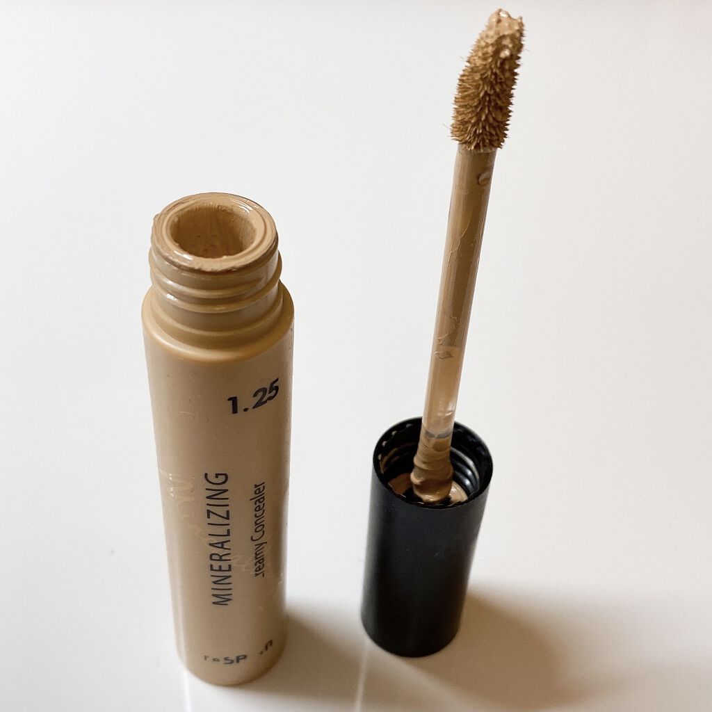 ミネラライジング クリーミーコンシーラー 1.25 クリームラテ/the SAEM/リキッドコンシーラーを使ったクチコミ（2枚目）