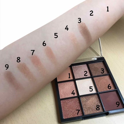 UR GLAM BLOOMING EYE COLOR PALETTE/U R GLAM/アイシャドウパレットを使ったクチコミ(2枚目)