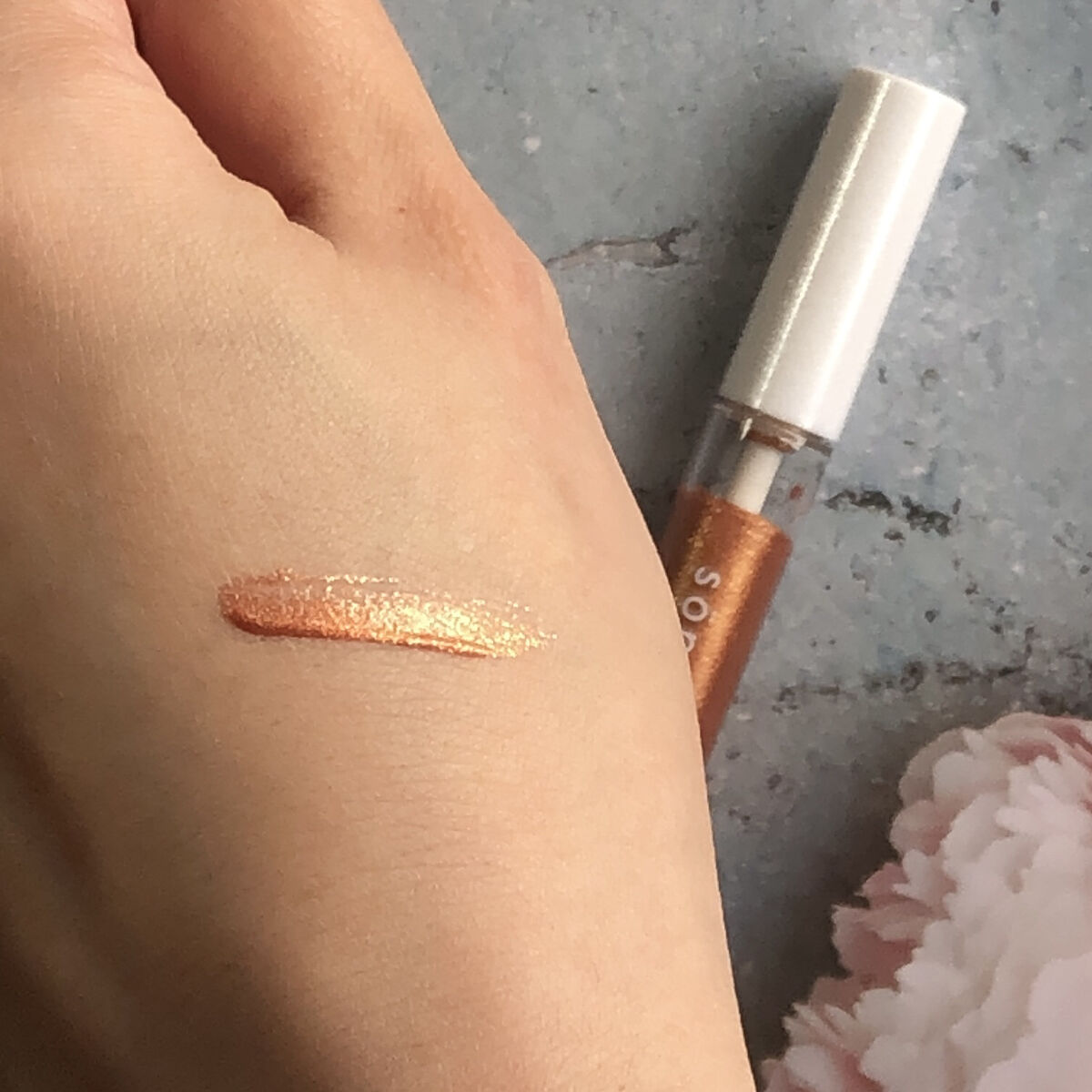 メイクアップグリッター 02：ピンクダイアモンド/sopo/グリッターを使ったクチコミ（3枚目）