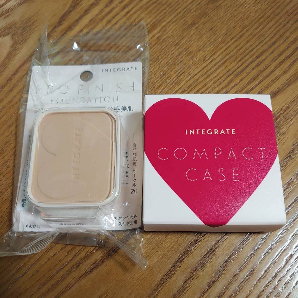 プロフィニッシュファンデーション/インテグレート/パウダーファンデーションを使ったクチコミ(1枚目)