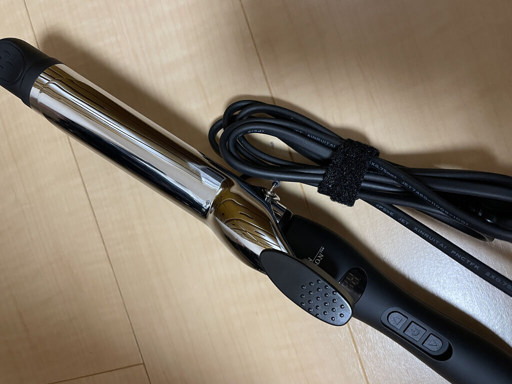 ミラーチタニウム カールヘアアイロン 32mmSLM732/SALONMOON/カールアイロンを使ったクチコミ（1枚目）