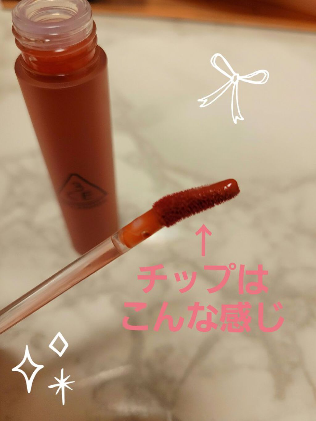 3CE ブラー ウォーターティント/3CE/リップティントを使ったクチコミ（2枚目）