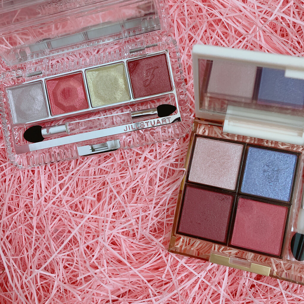 ジルスチュアート エターナルクチュール アイズ シマー 08 rosy candle/JILL STUART/アイシャドウパレットを使ったクチコミ（2枚目）