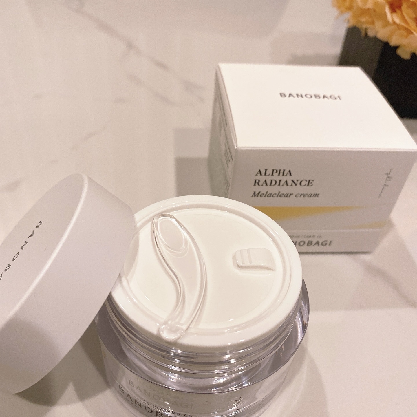アルファラディアンスメラクリア クリーム/BANOBAGI/フェイスクリームを使ったクチコミ（2枚目）