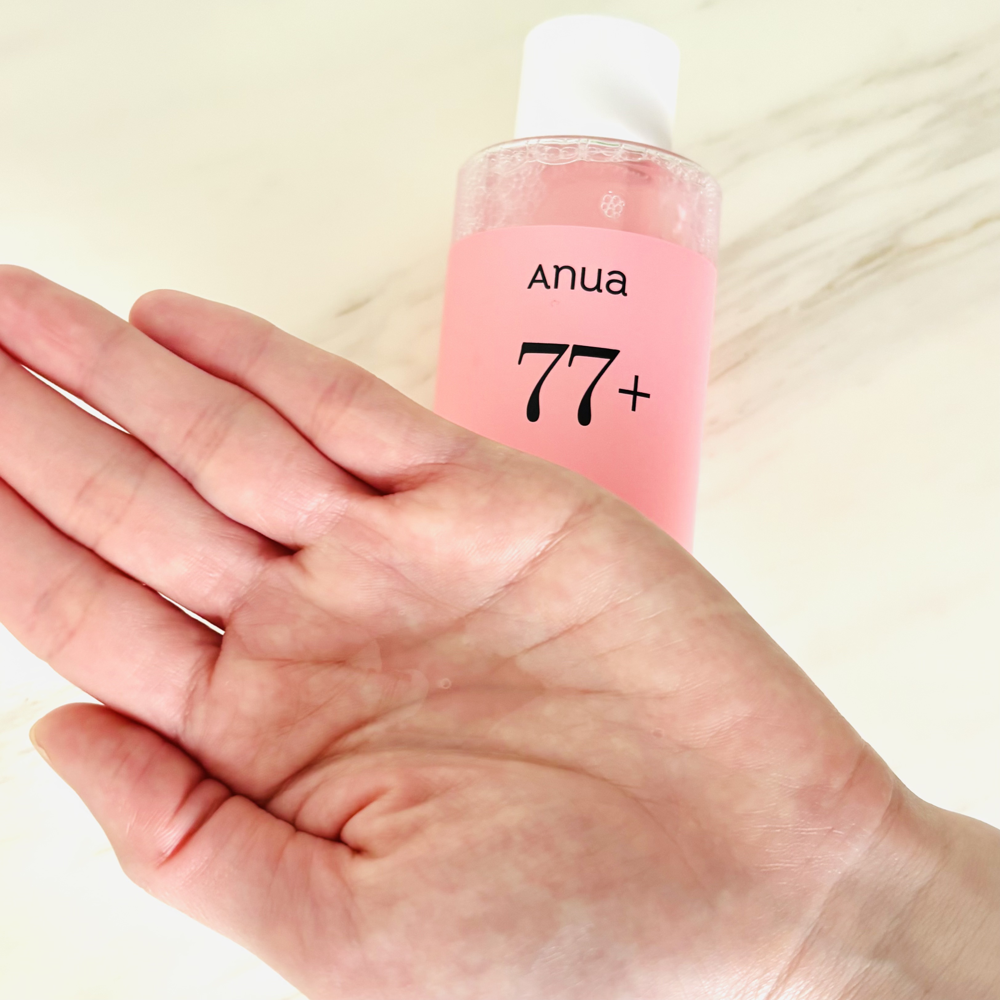 桃77％ナイアシンエッセンストナー 250ml/Anua/化粧水を使ったクチコミ（2枚目）