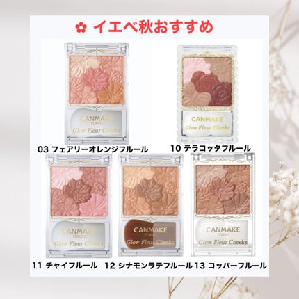 グロウフルールチークス/キャンメイク/パウダーチークを使ったクチコミ(3枚目)