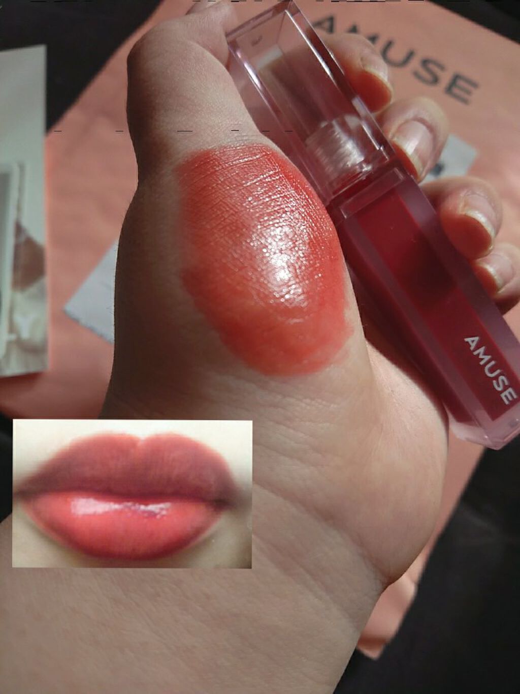デューティント/AMUSE/リップティントを使ったクチコミ(6枚目)