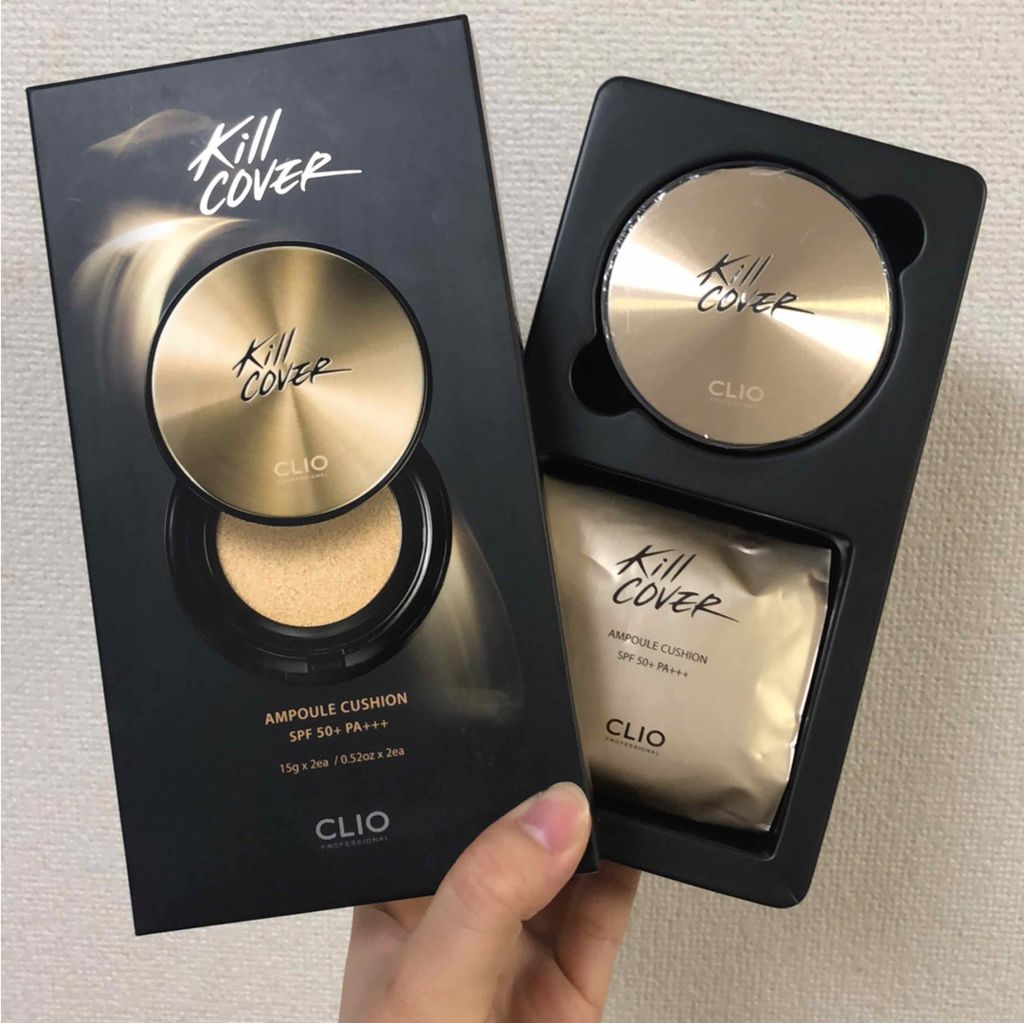 キル カバー ファンウェア クッション エックスピー/CLIO/クッションファンデーションを使ったクチコミ（1枚目）